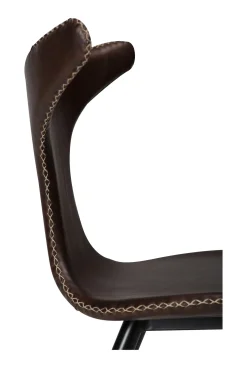 DAN-FORM - DOLPHIN Stol - Vintage cocoa kunstlæder* Outlet