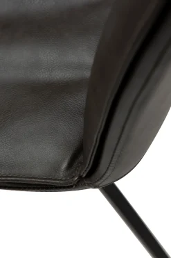 DAN-FORM - FIERCE Stol - Vintage grå kunstlæder^ Hot