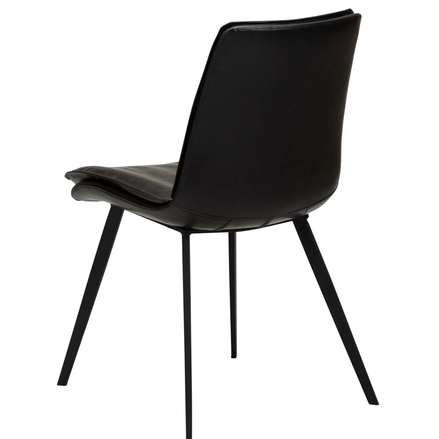 DAN-FORM - FIERCE Stol - Vintage sort kunstlæder^ Online