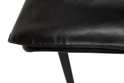 DAN-FORM - FIERCE Stol - Vintage sort kunstlæder^ Online