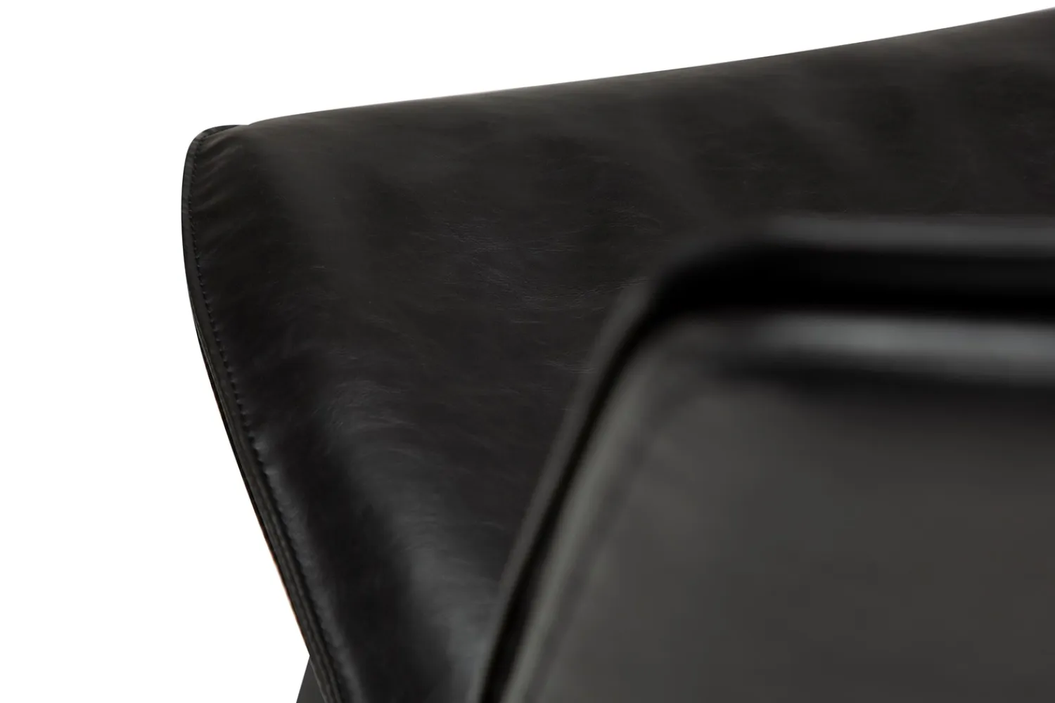 DAN-FORM - FIERCE Stol - Vintage sort kunstlæder^ Online