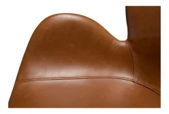 DAN-FORM - GAIA Office Stol - Vintage lysebrun kunstlæder* New