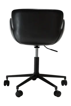 DAN-FORM - GAIA Office Stol - Vintage sort kunstlæder^ Online