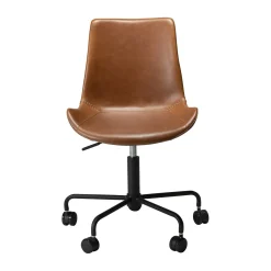 DAN-FORM - HYPE Office Stol - Vintage lysebrun kunstlæder* Sale