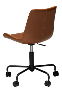 DAN-FORM - HYPE Office Stol - Vintage lysebrun kunstlæder* Sale
