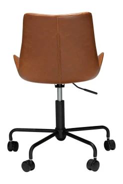 DAN-FORM - HYPE Office Stol - Vintage lysebrun kunstlæder* Sale