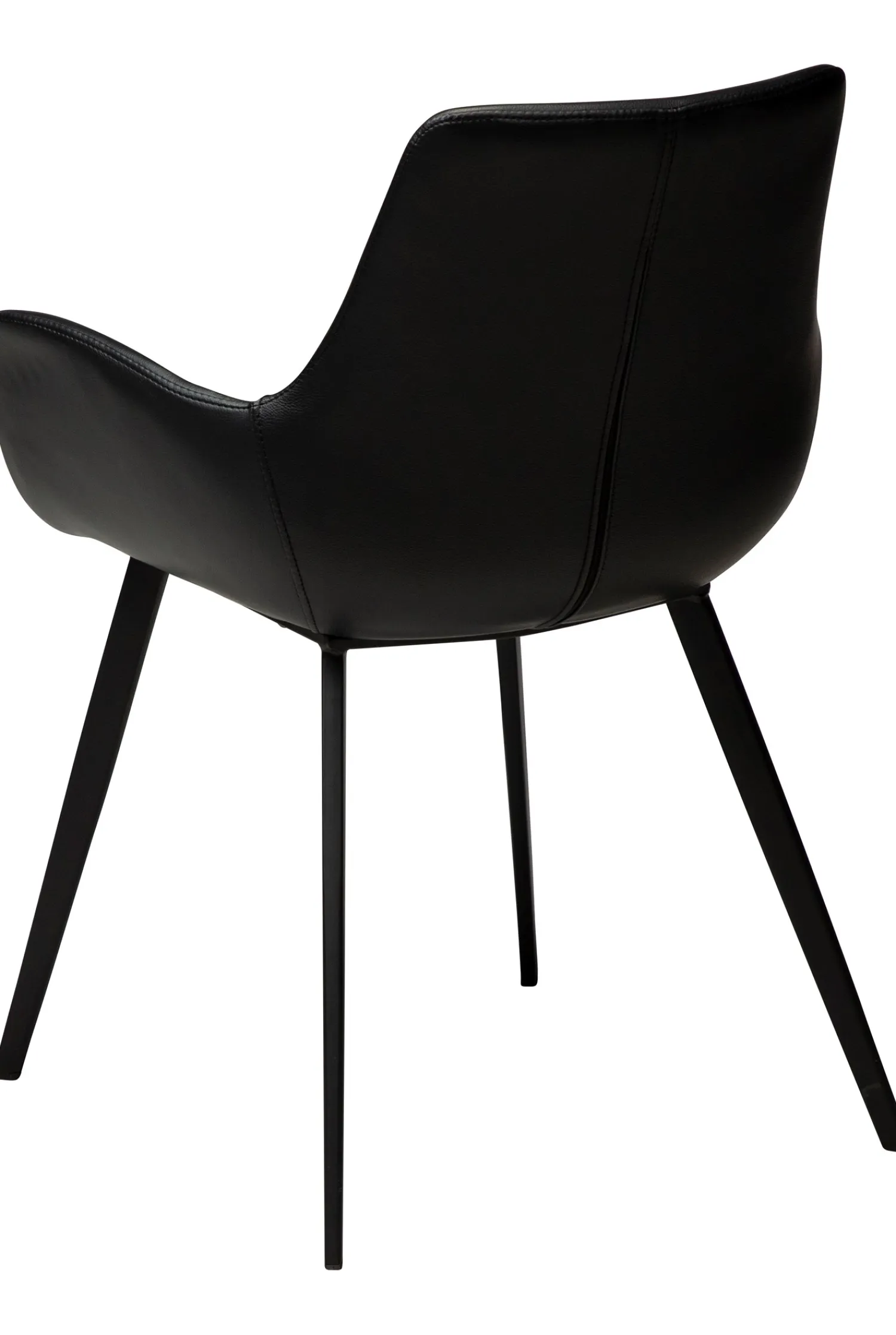 DAN-FORM - HYPE Stol - Sort kunstlæder* Sale