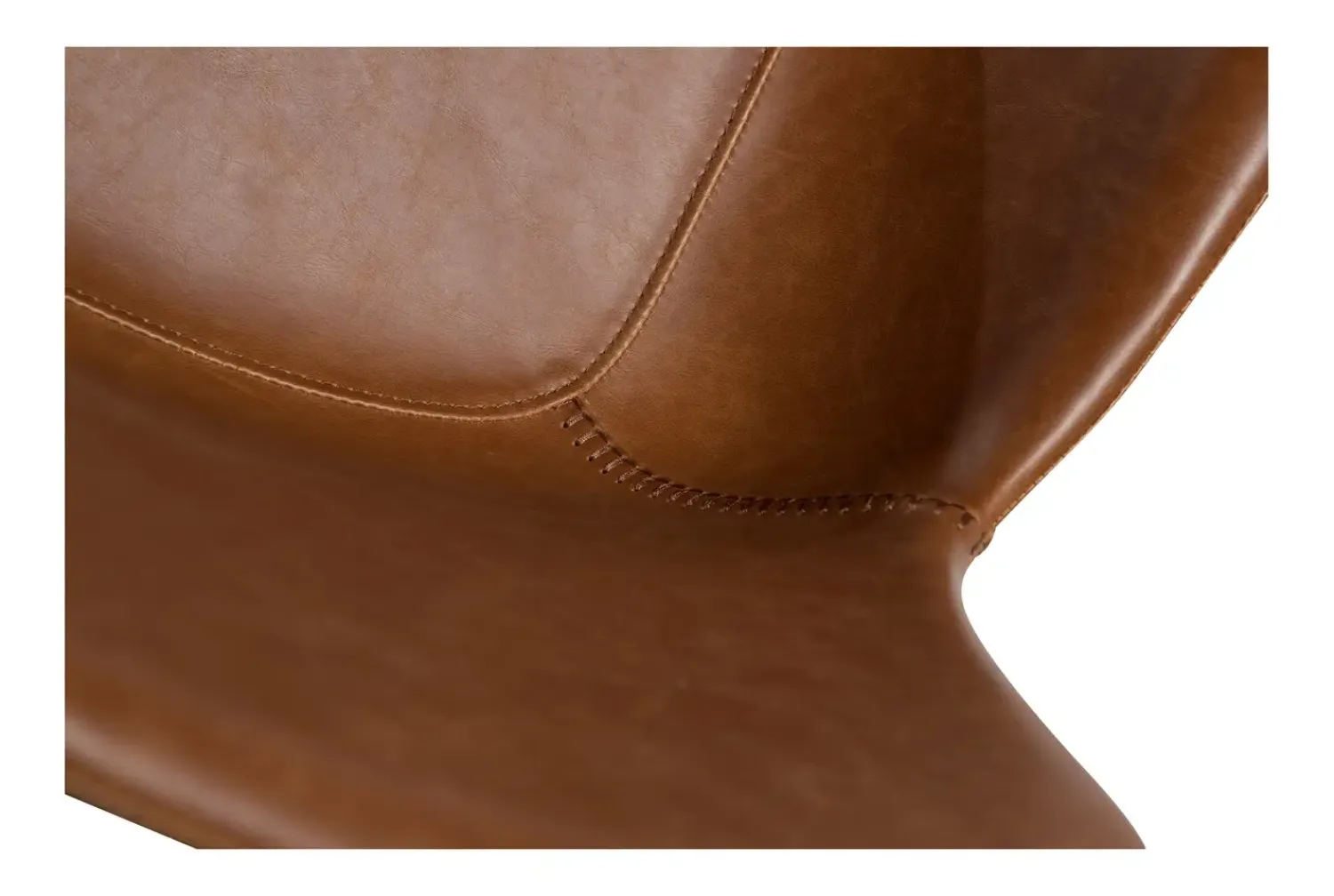 DAN-FORM - HYPE Stol - Vintage Lysebrun kunstlæder* Clearance