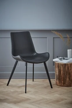 DAN-FORM - HYPE Stol - Vintage Sort kunstlæder^ New