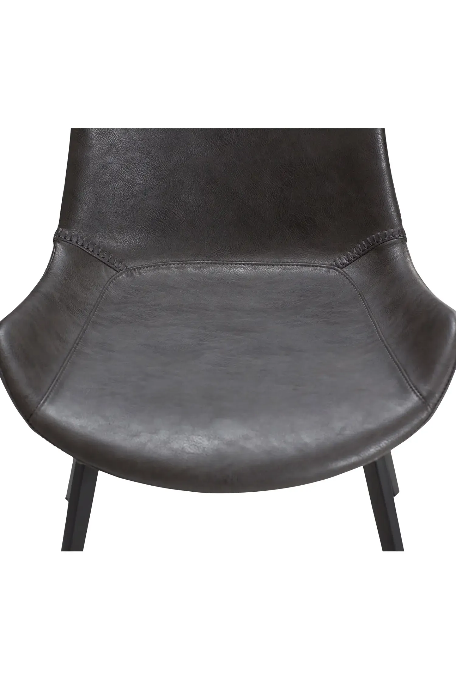 DAN-FORM - HYPE Stol - Vintage Grå kunstlæder* Best