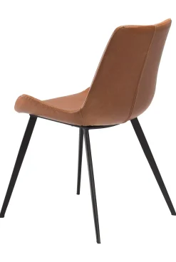 DAN-FORM - HYPE Stol - Vintage Lysebrun kunstlæder^ Sale