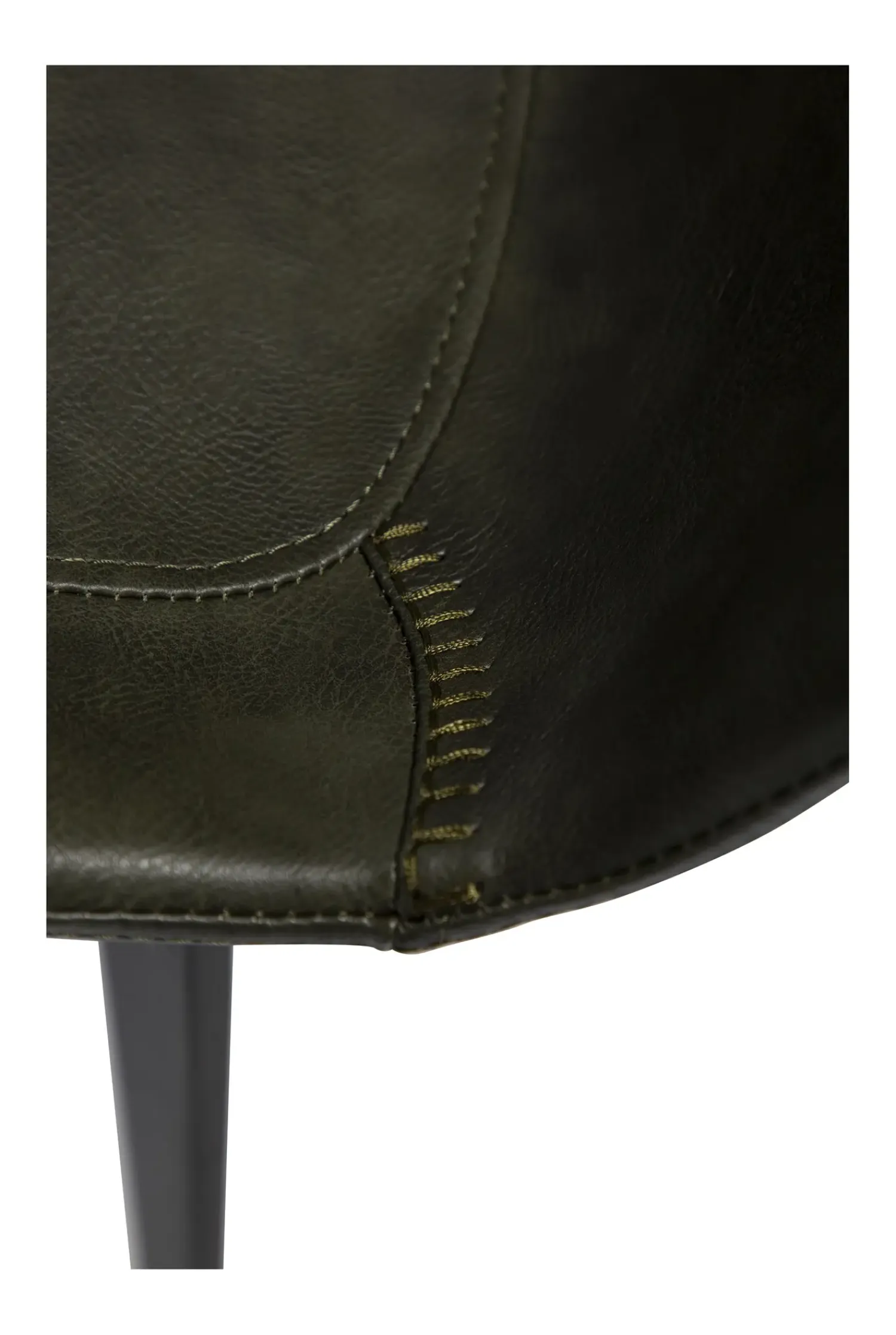 DAN-FORM - HYPE Stol - Vintage Grøn kunstlæder^ New