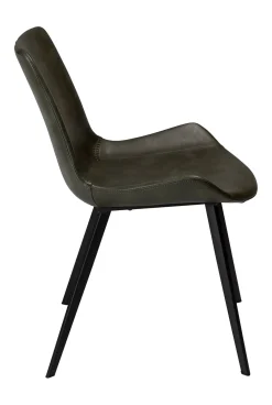 DAN-FORM - HYPE Stol - Vintage Grøn kunstlæder^ New