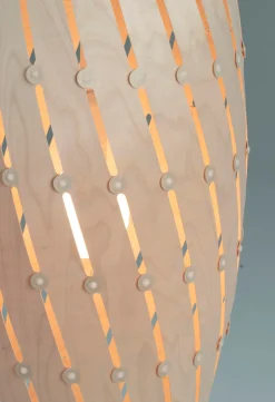 - Ebb Roll Lampe, natur*David Trubridge New