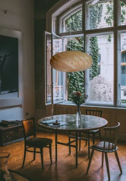 - Ebb Swell Lampe, natur^David Trubridge