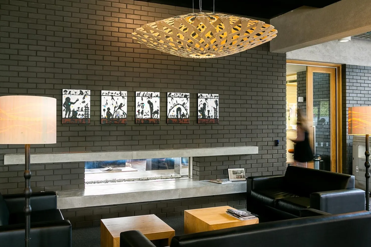 - Flax Pendel - Black/Black, 80 cm*David Trubridge Best