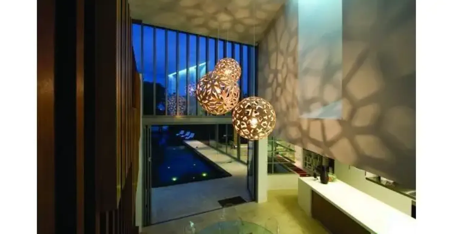 - Floral Pendel - white Ø 80 cm*David Trubridge