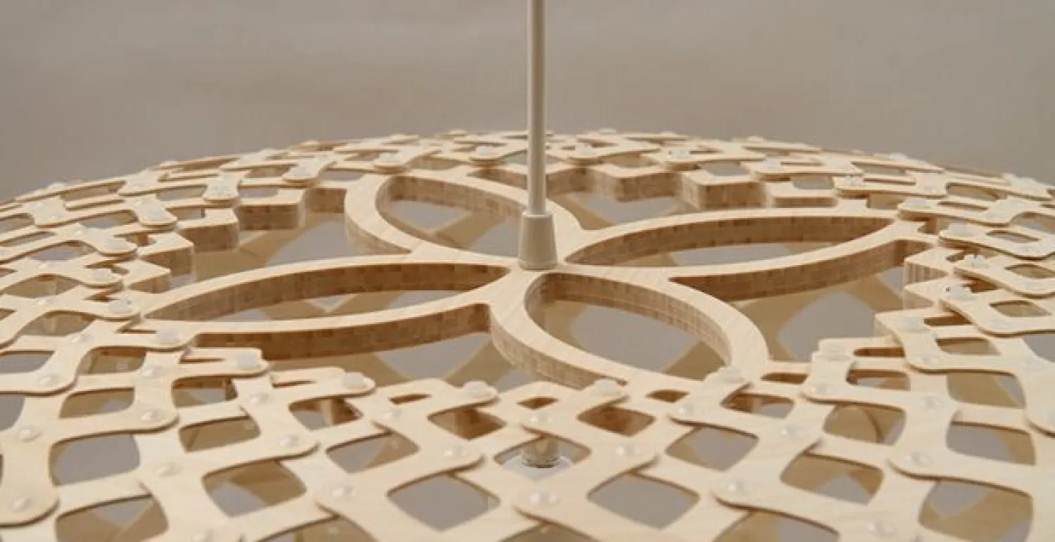 - Kina Ø 80cm - lime^David Trubridge New