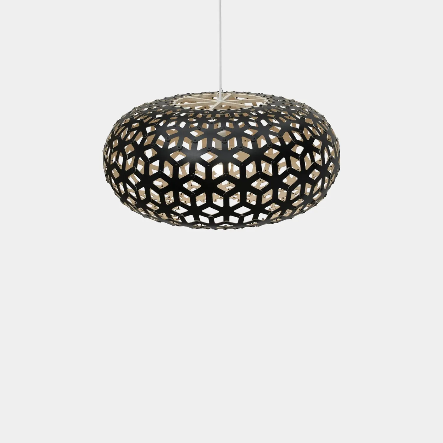 - Snowflake 80 cm - Black/Natur - sort/natur*David Trubridge Best