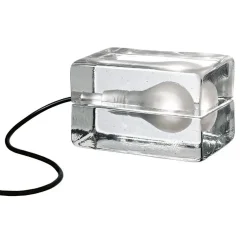 - Block Lampe. Glas blok lampe^Design House Stockholm Clearance