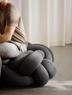 - Knot Pude XL - Grey*Design House Stockholm Discount