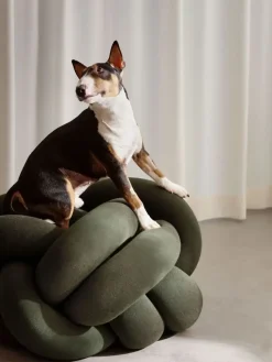 - Knot Pude XL - Forest Green^Design House Stockholm Clearance