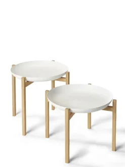 - Lille Bord - Tablo - Hvid/eg - Lav^Design House Stockholm Discount