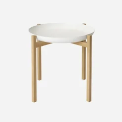 - Lille Bord - Tablo - Hvid/eg - Høj*Design House Stockholm Online