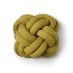 pude - Knot pude i gul*Design House Stockholm Online