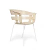 stol - Wick stol i ask sæde/hvide ben^Design House Stockholm Clearance