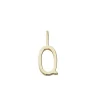 - Bogstav vedhæng H10 - "Q" - Forgyldt guld*Design Letters Sale