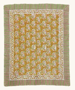 Doing Goods - Dug / sengetæppe - Marigold - 220 x 140 cm* Clearance