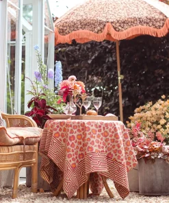 Doing Goods - Dug / sengetæppe - Stor - Pink Leopard - 240 x 280 cm^ Discount