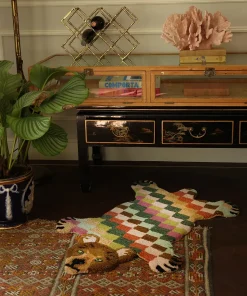 - Gulvtæppe - Bjørn - Archie Check - Small - 92 x 62 cm*Doing Goods Best