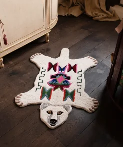 - Isbjørne tæppe - Kasbah Polar Bear - Small - 95 x 65 cm^Doing Goods New