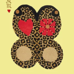 - Looney Leopard Butterfly Gulvtæppe - Large^Doing Goods Hot