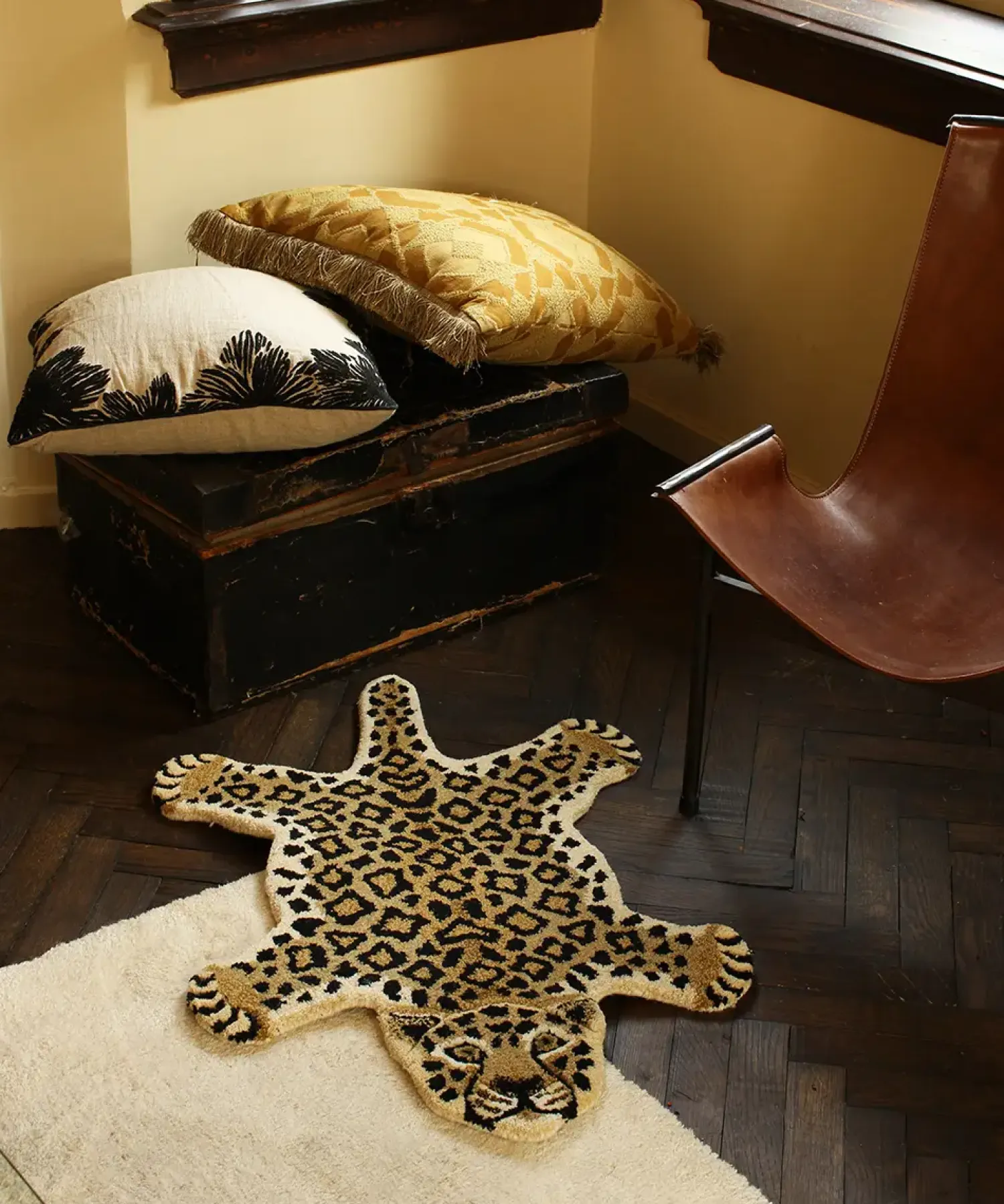 - Loony Leopard tæppe - Small - 92 x 63 cm^Doing Goods