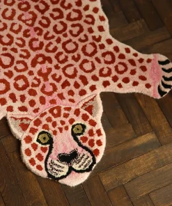 - Pink Leopard Gulvtæppe - Small*Doing Goods Hot