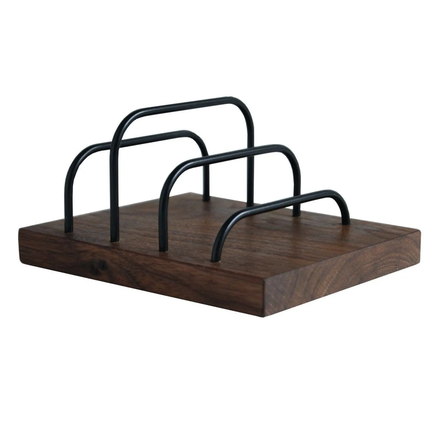 - Brass Dock - Tabletholder - Valnød/Sort^Dot Aarhus Hot