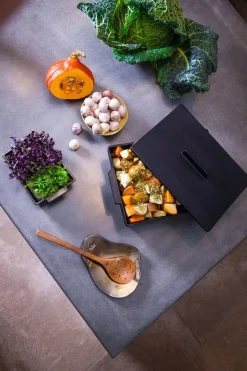 - Appetizer plate/Forret tallerken - 20x15 cm - Platinum matt*Dutchdeluxes