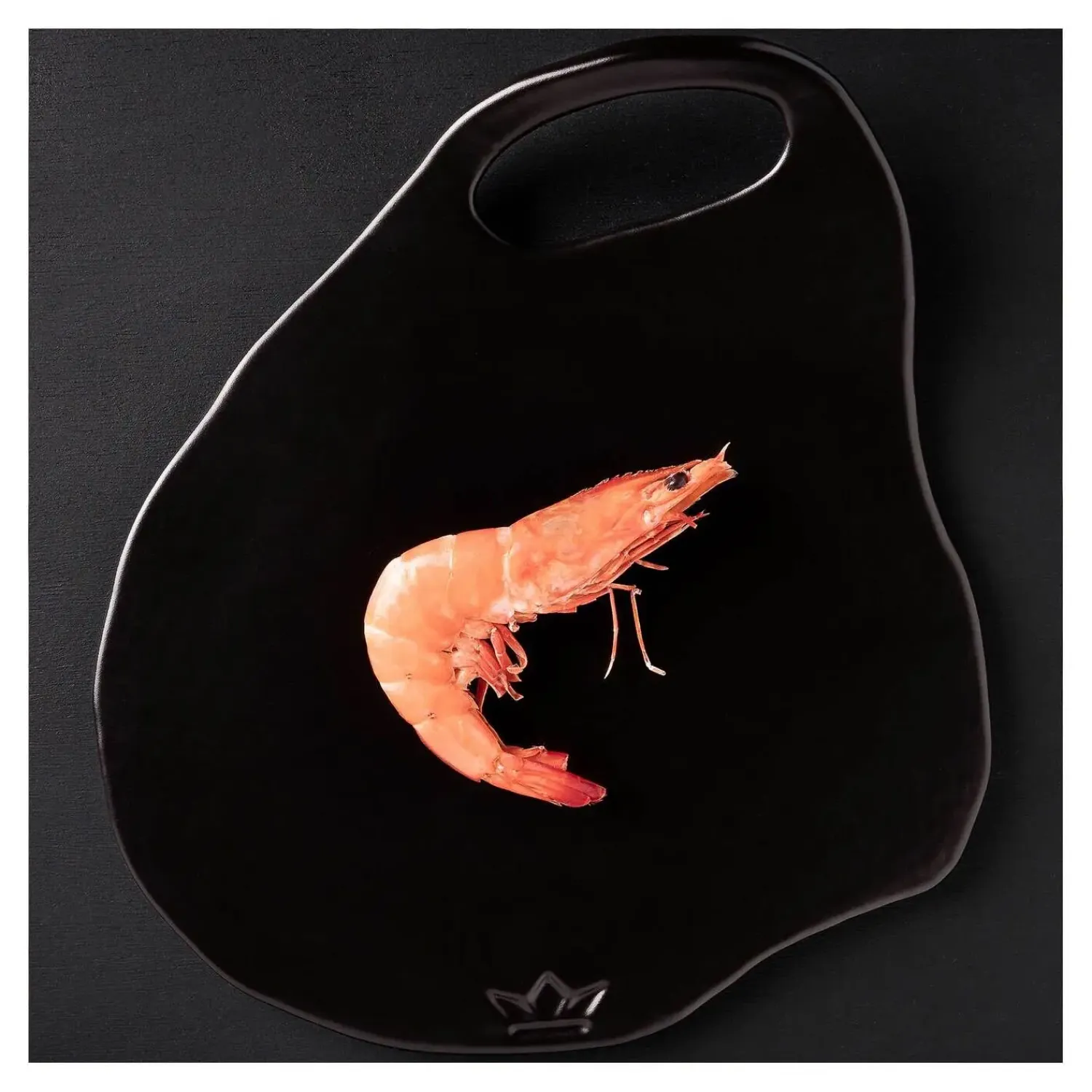 - Board plate/Tallerken - Lola - 28x23 cm - Sort*Dutchdeluxes Outlet