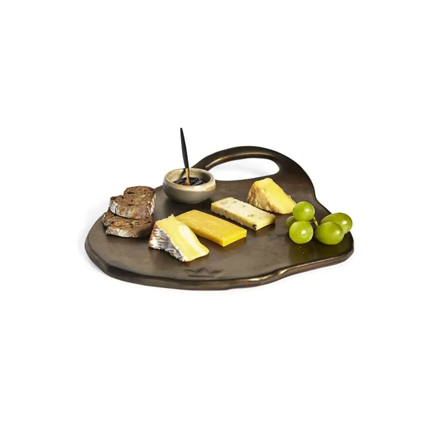 - Board plate/Tallerken - 28x23 cm - Platin*Dutchdeluxes Best