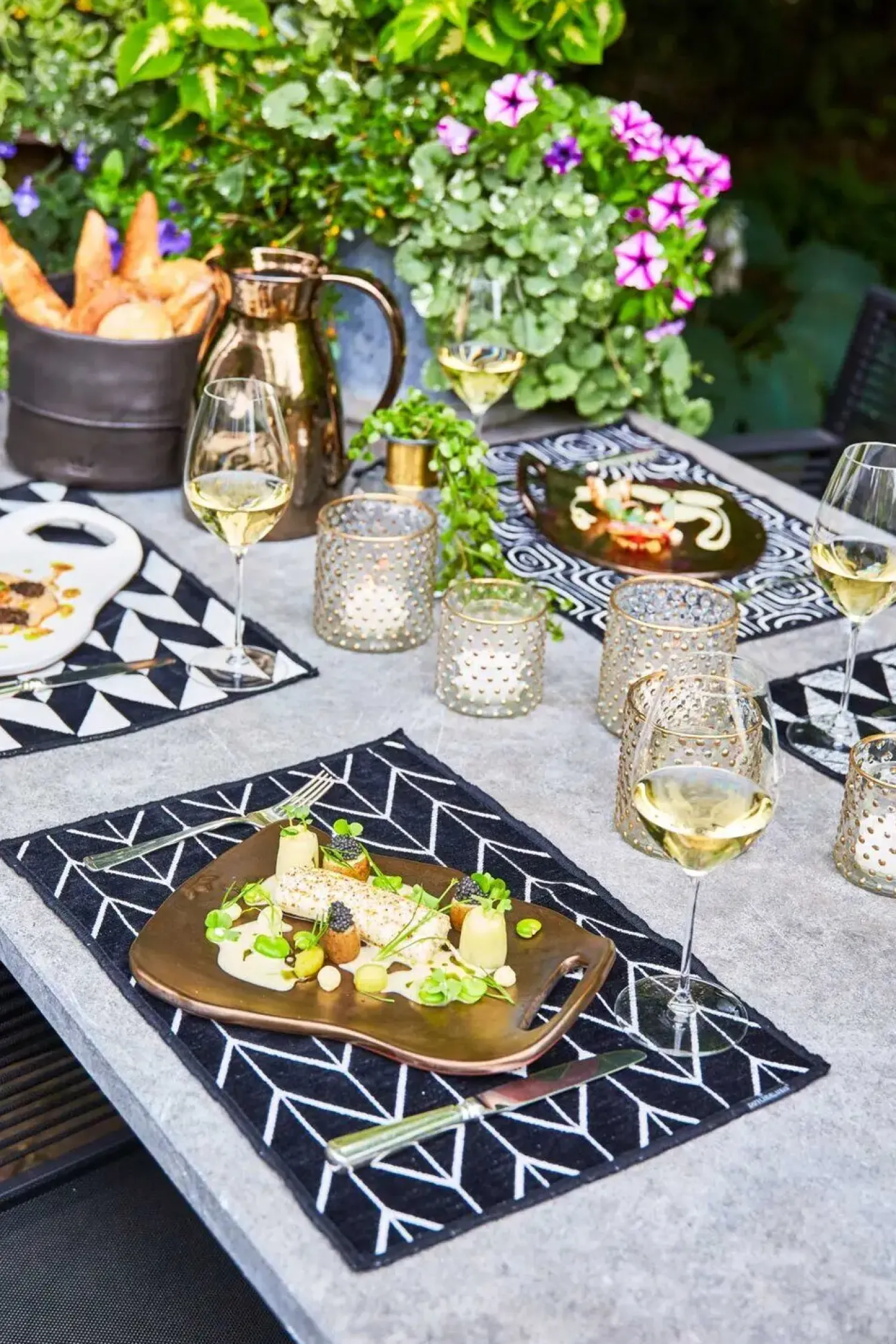 - Board plate/Tallerken - Ted - 31x22 cm - Platin^Dutchdeluxes Clearance