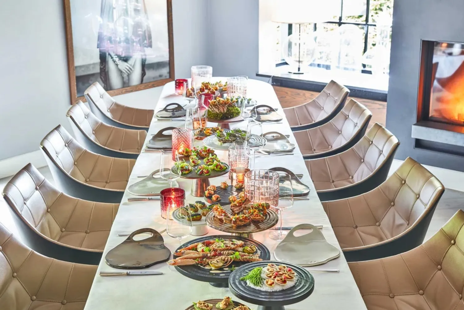 - Board plate/Tallerken - Ted - 31x22 cm - Platin^Dutchdeluxes Clearance