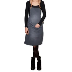 - Forklæde - BBQ Style - Washed Grey Denim^Dutchdeluxes