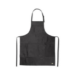 - Forklæde - Brushed Style - Vintage Sort Læder^Dutchdeluxes Online