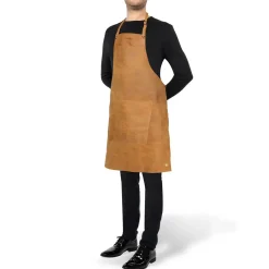 - Forklæde - Brushed Style - Vintage Camel Læder*Dutchdeluxes New
