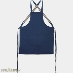- Forklæde - Suspender Style - Denim Blue*Dutchdeluxes Hot