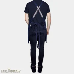 - Forklæde - Suspender Style - Denim Blue*Dutchdeluxes Hot