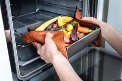 - Grydelap - Pot Holder - Vintage Cognac Læder*Dutchdeluxes Online